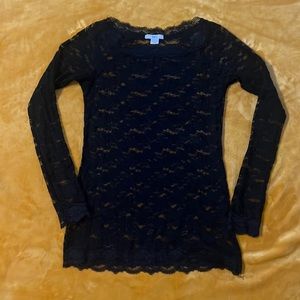 Bar III Mesh Floral dress blouse XS